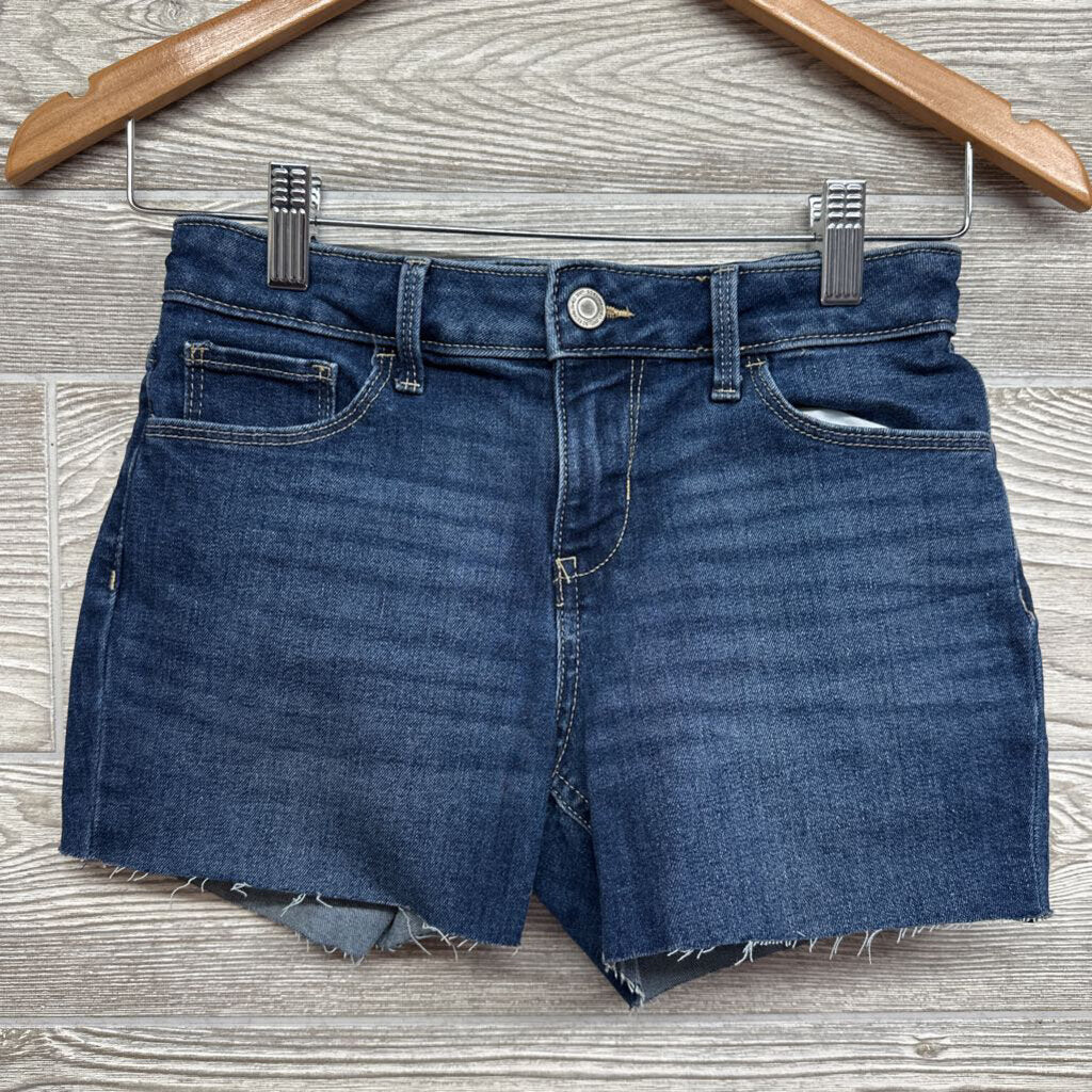 Raw Hem Denim Shorts 12