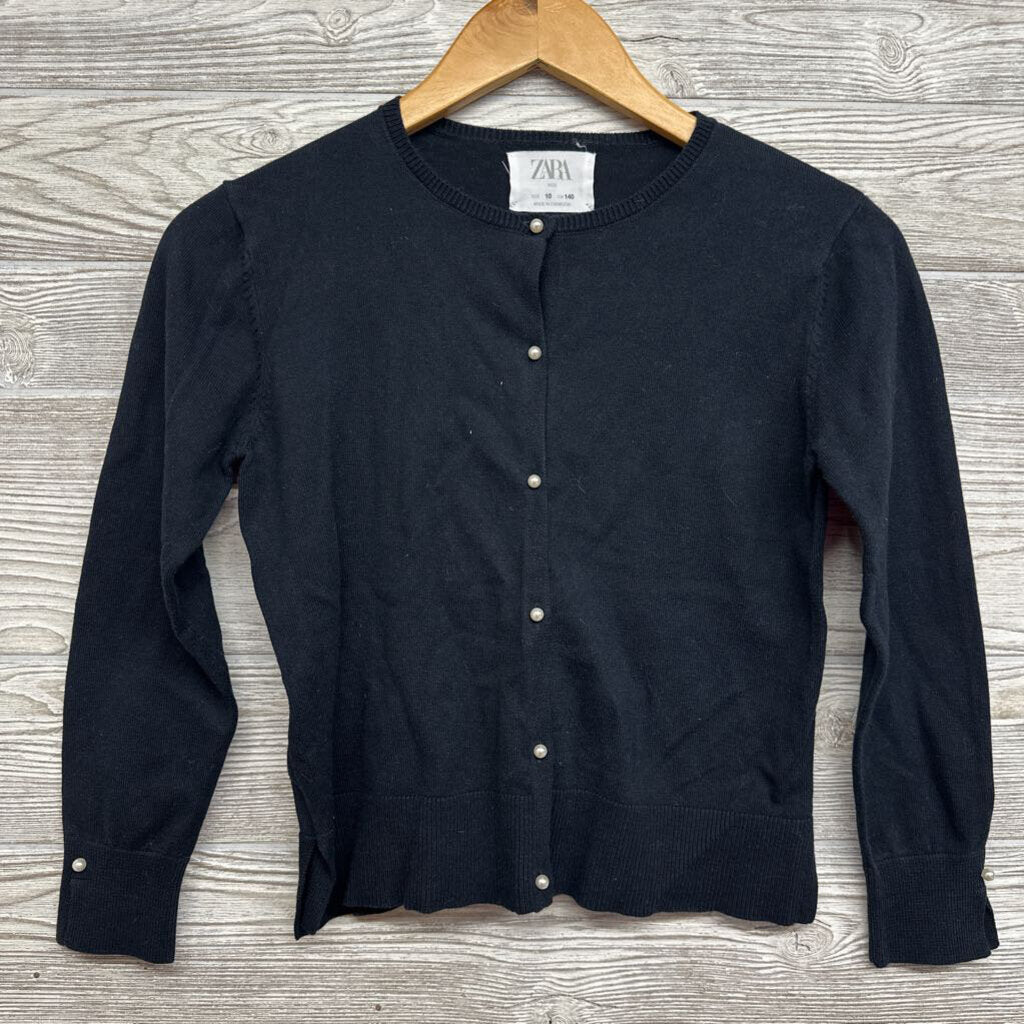 Knit Cardigan Pearl Buttons10