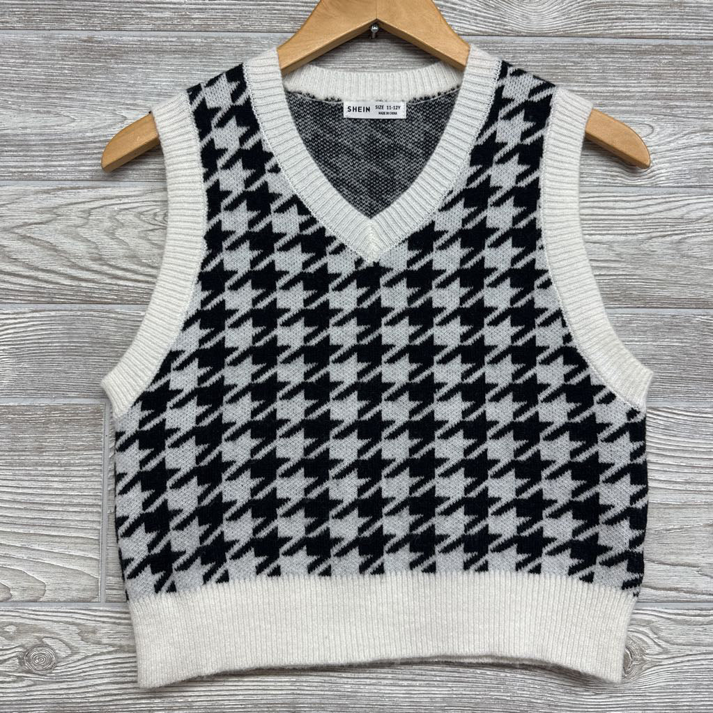 Sweater Vest Hounds Tooth 11-12