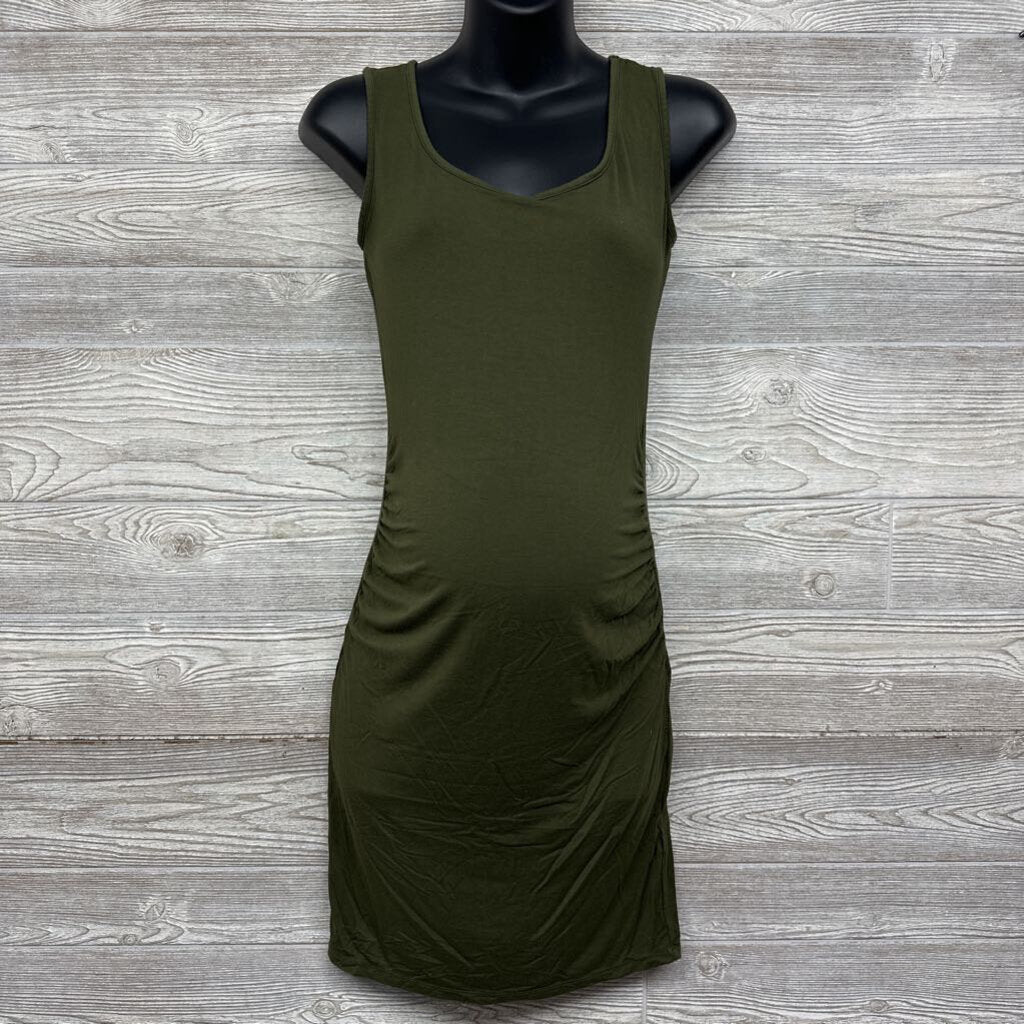 Ruched Tank Bodycon Dress Med