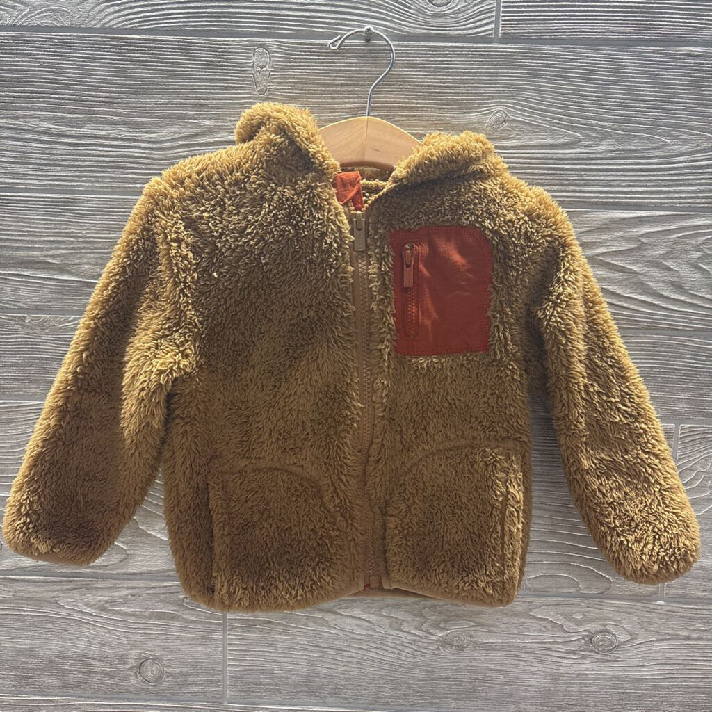 Sherpa Jacket Zip Chest Pocket 2t