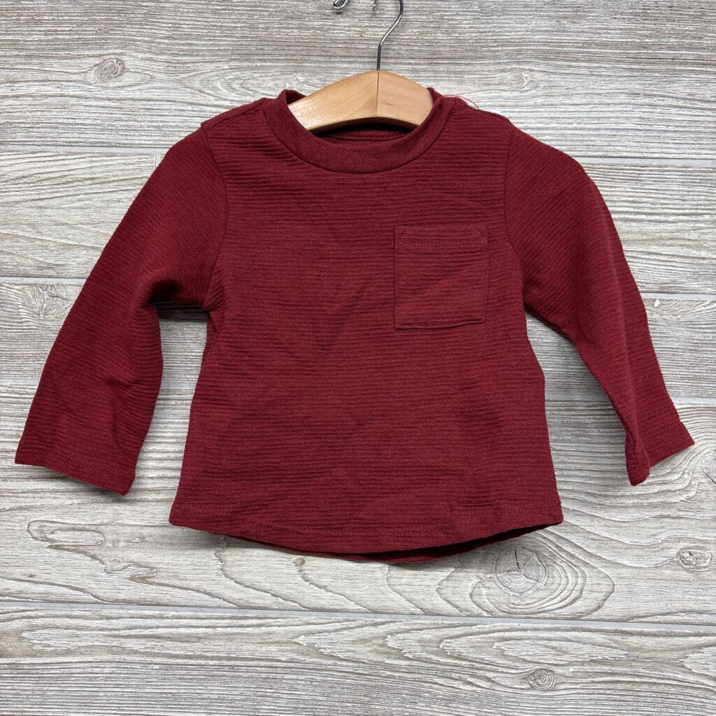 NEW LS Ribbed Shirt Chest Pocket 18m