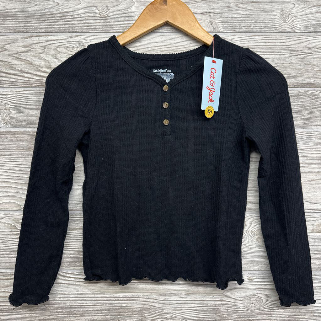 NEW LS Henley Shirt Lettuce Trim 8