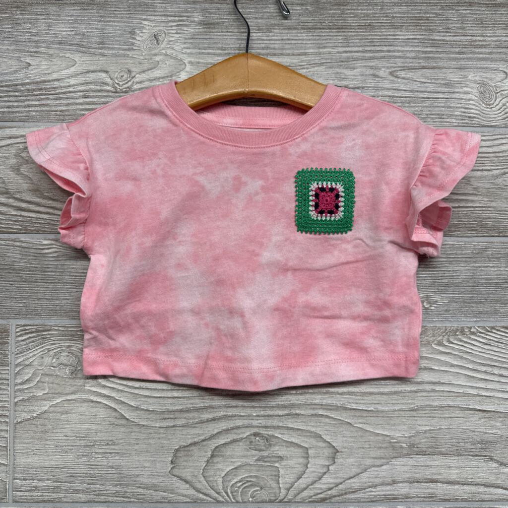 Shirt Flutter Sleeves Tie Dye 12m