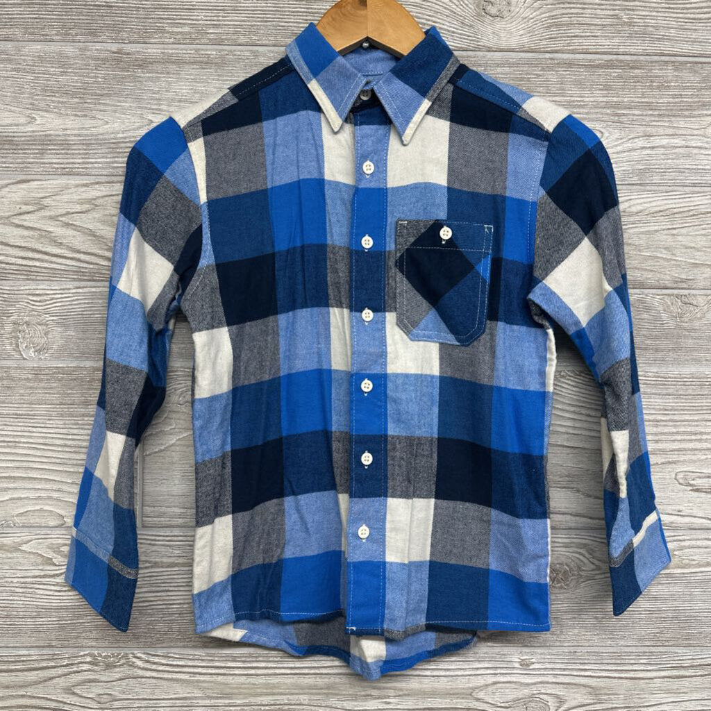 Gingham Button Up Flannel Shirt 8