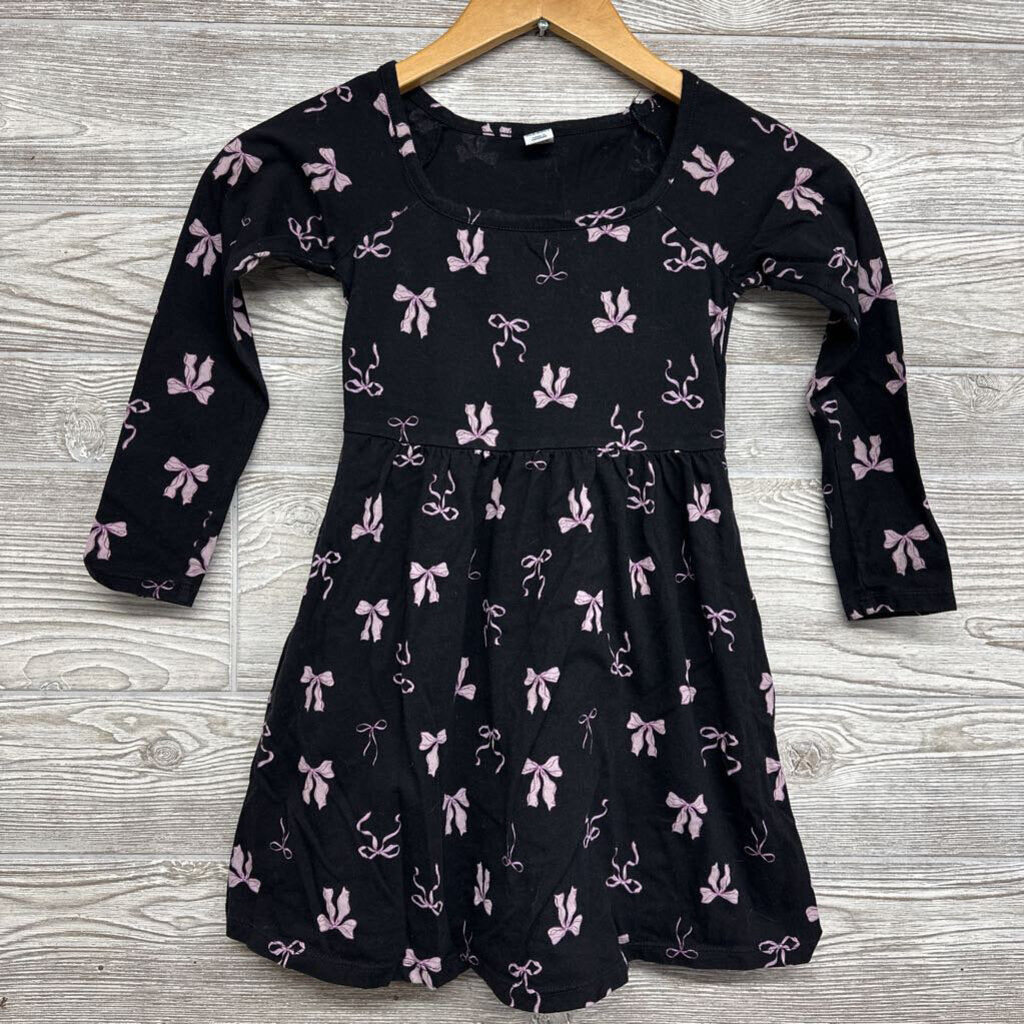 LS Dress W/ Pockets Bows 6-7