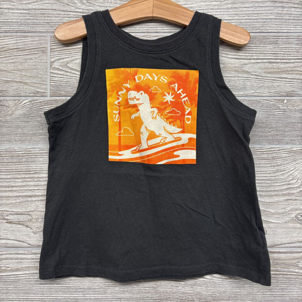 Tank Top Sunny Days Ahead Dinosaur 5t