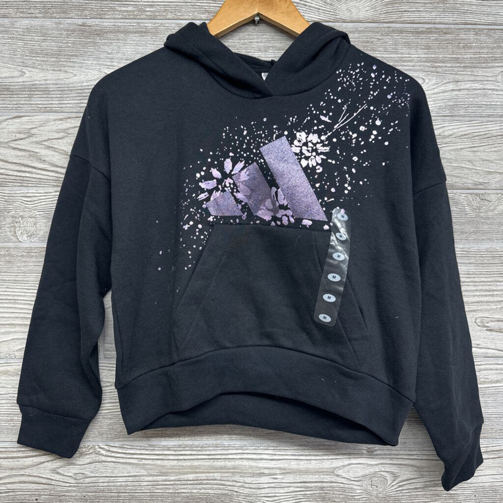 NEW Hoodie Metallic Splatter & Flowers 10