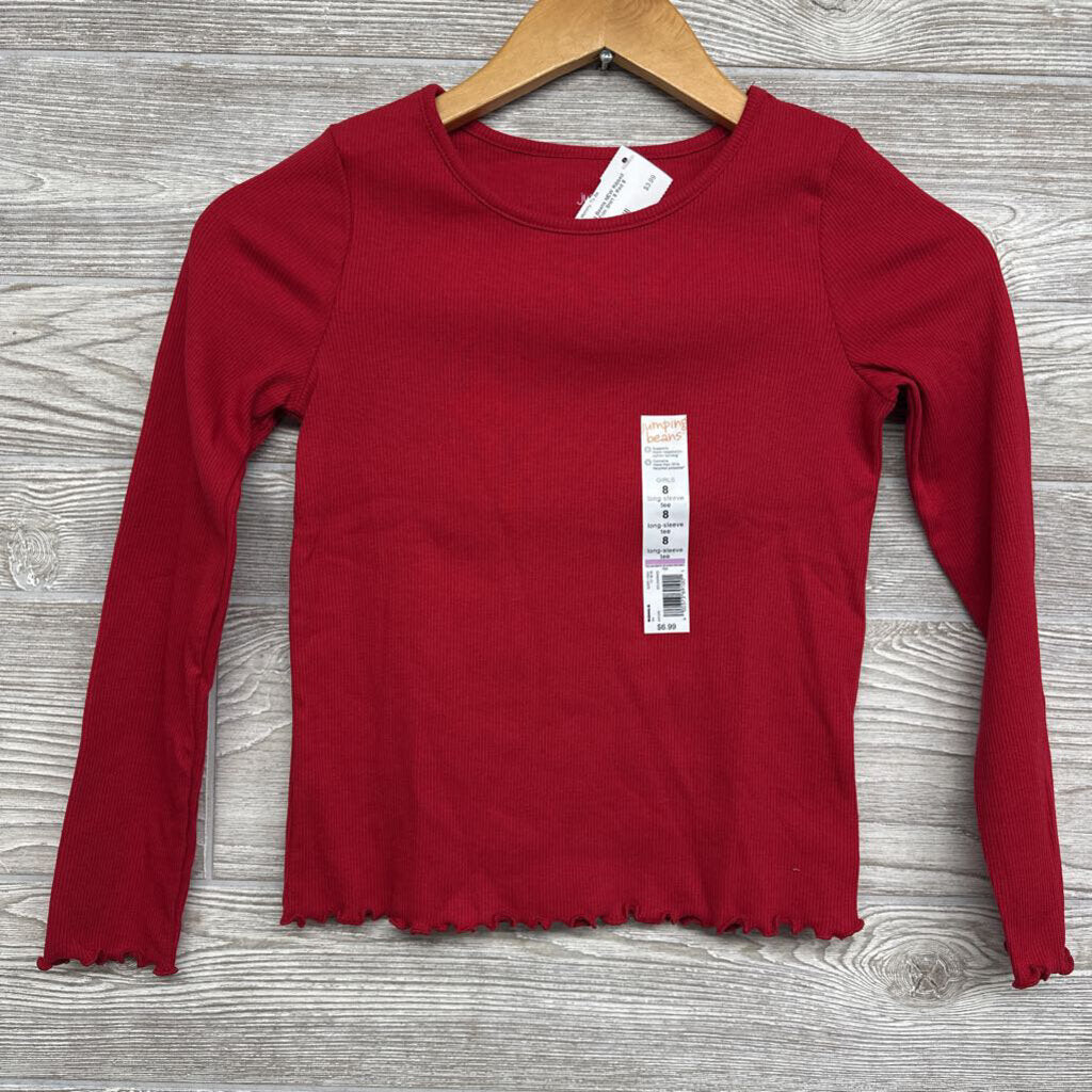 NEW Ribbed Lettuce Trim Shirt 8