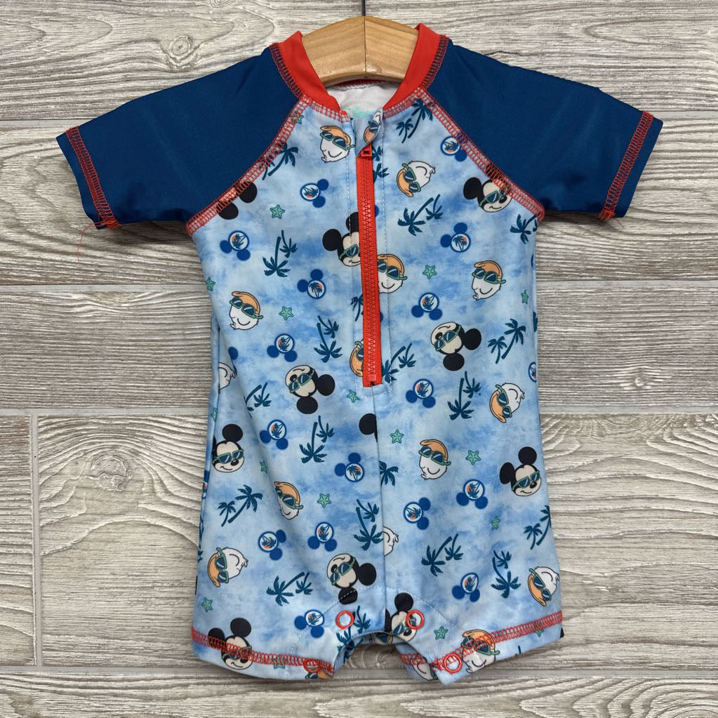 Swim Outfit Mickey Donald 0-3m