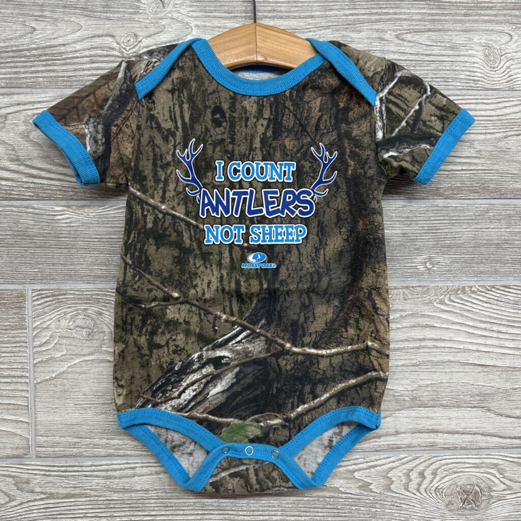 Bodysuit I Count Antlers Not Sheep Camo 18m