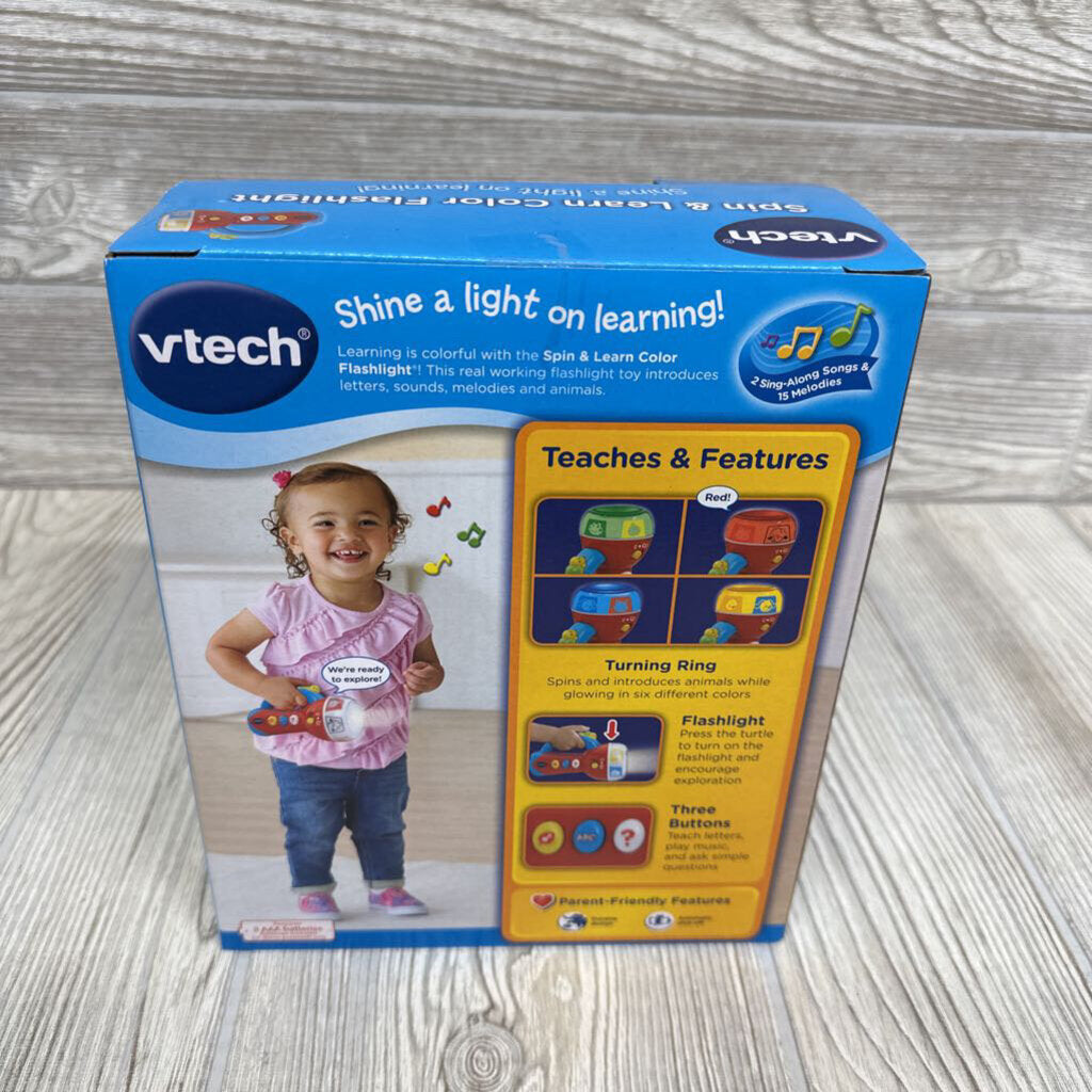 NEW Spin & Learn Color Flashlight