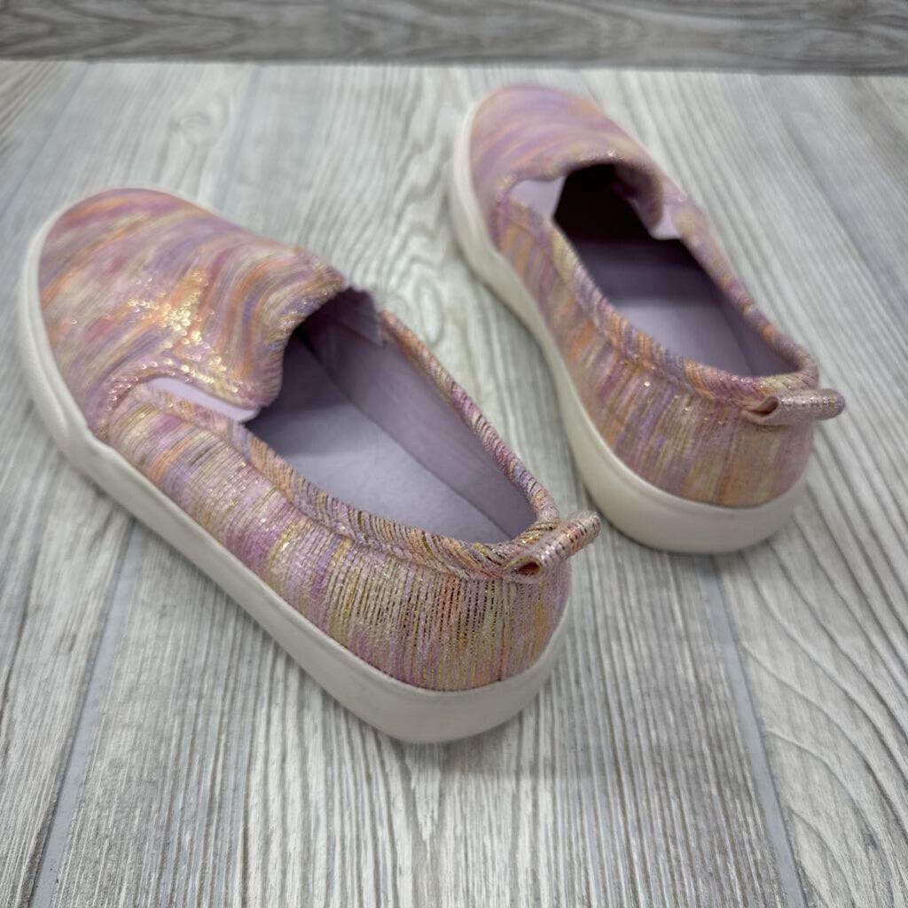 Slip On Shoes Metallic Glitter Stripes 2Y