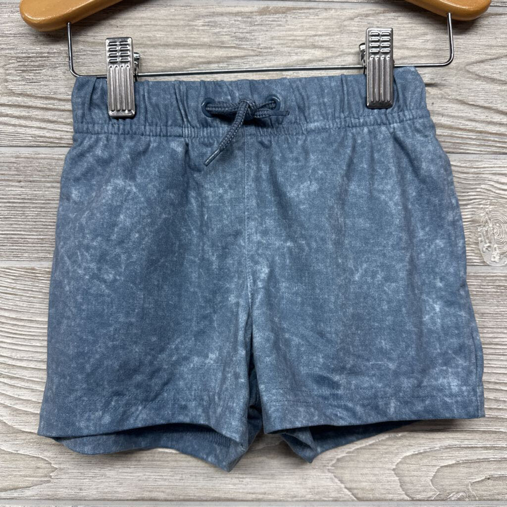 Acid Wash Drawstring Shorts 2t