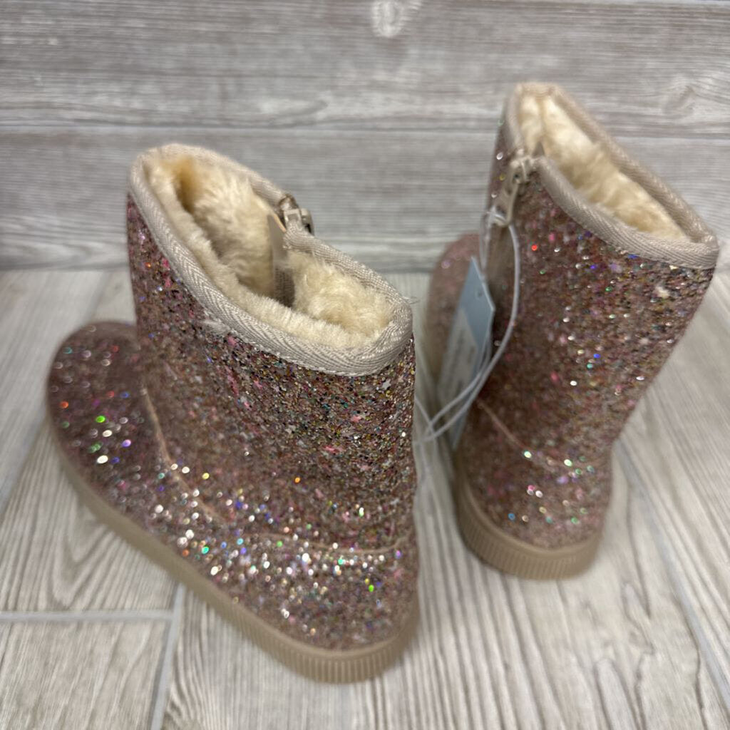 NEW Glitter Holland Cozy Boots 5y