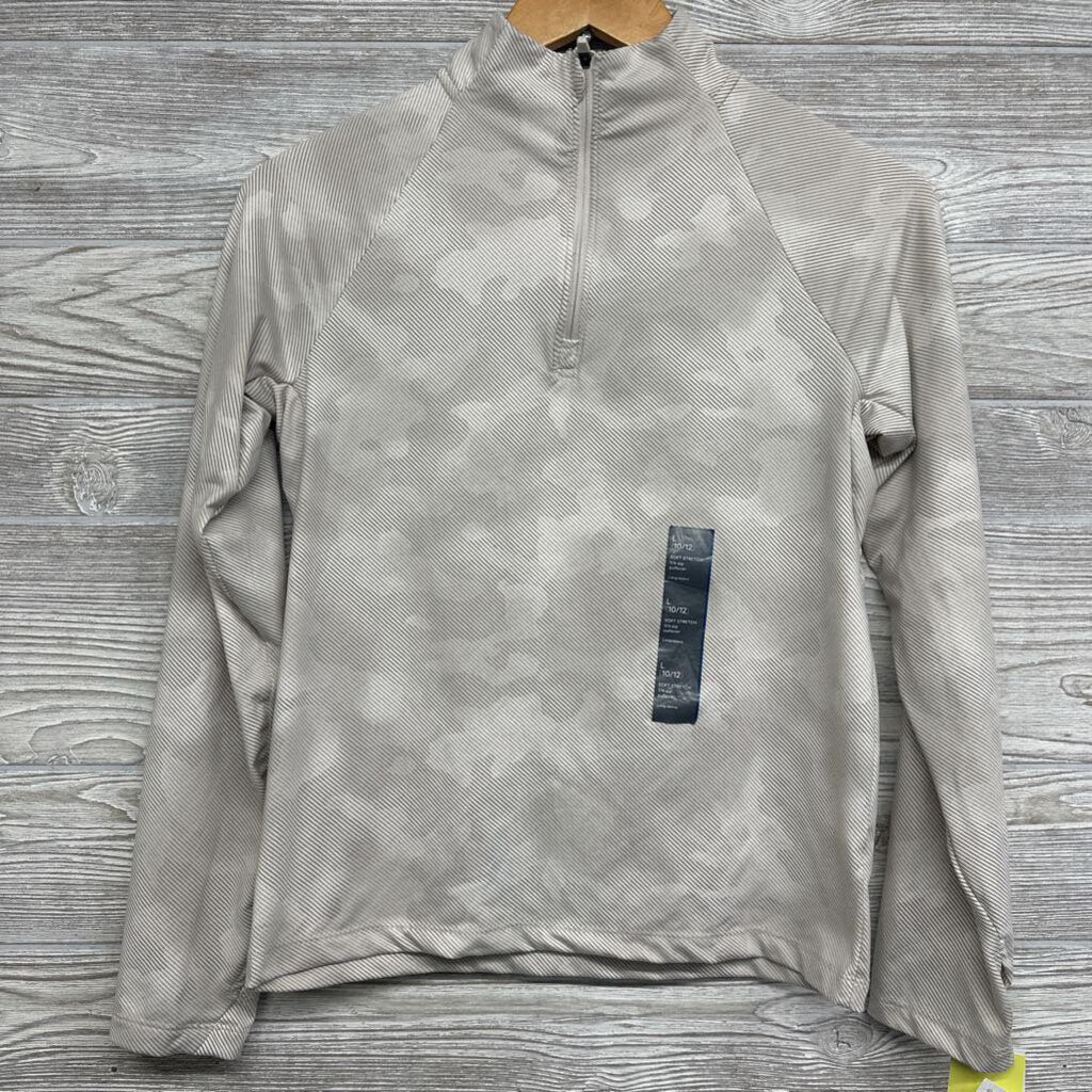 NEW 1/4 Zip Active Pullover Stripes & Camo 10-12