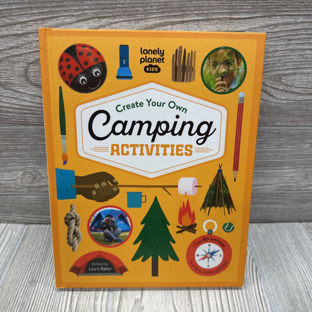 Create Your Own Camping Activities Hardcover Book