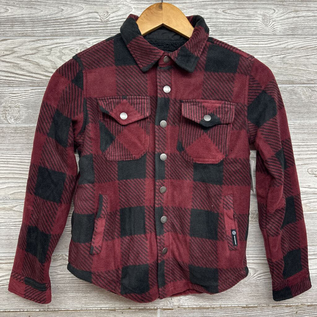 NEW LS Fleece Shacket Plaid 8