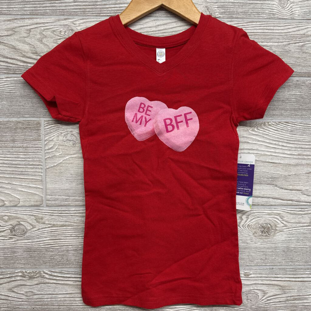 NEW V Neck Shirt Be My BFF 5