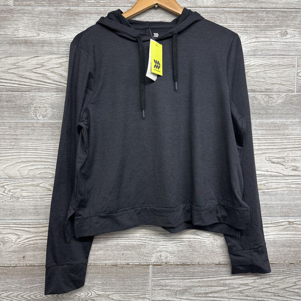 NEW Cropped Active Pullover W/ Hood 16-18