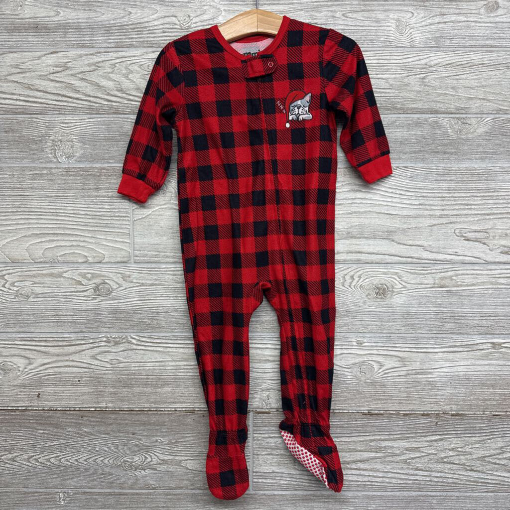 Buffalo Plaid Sleeper Dog 12m