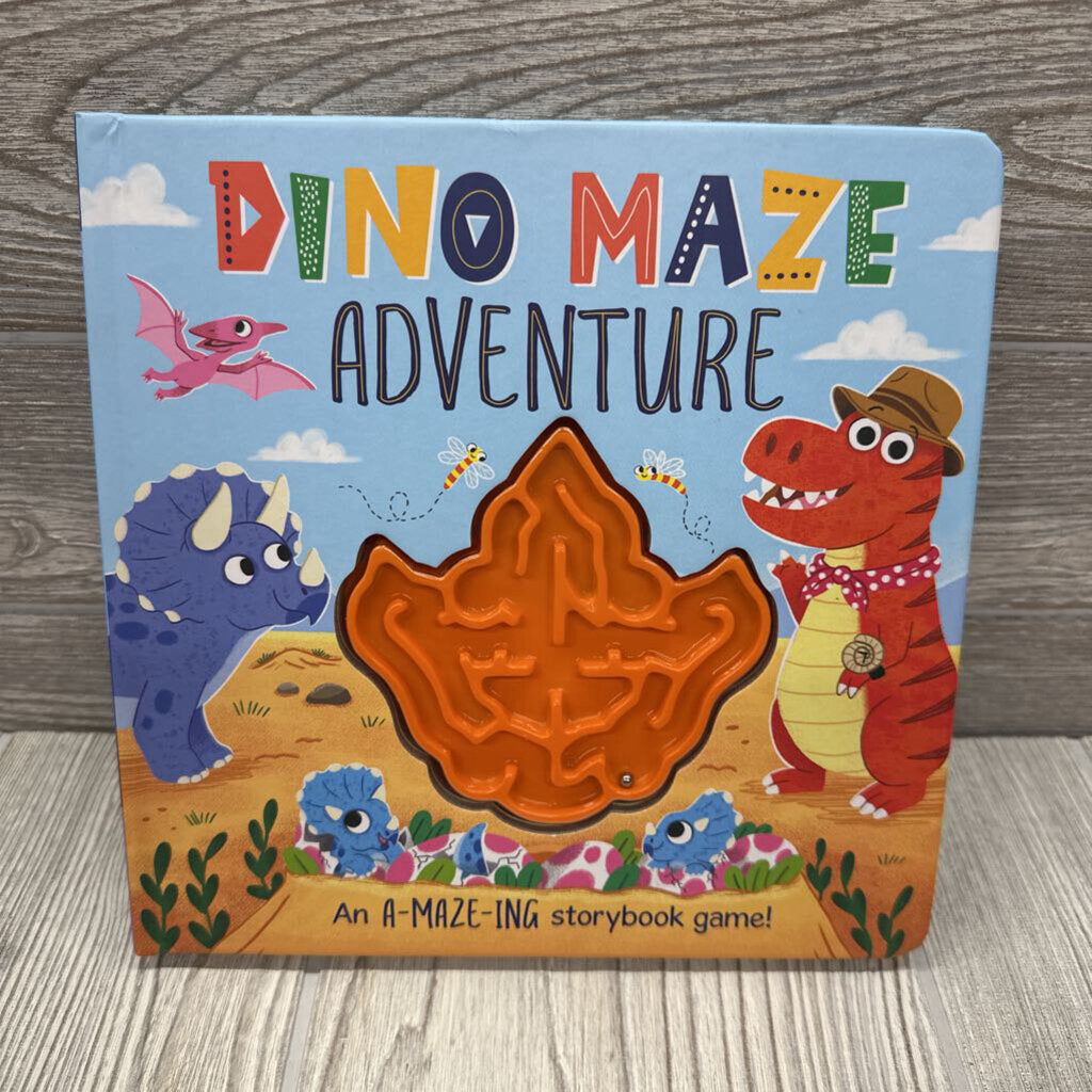 Dino Maze Adventure Hardcover Book