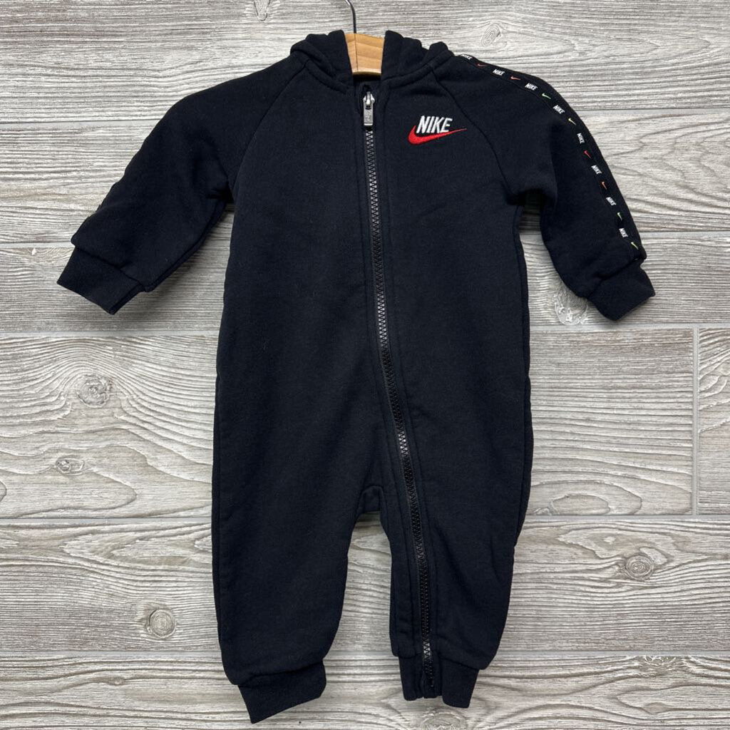 Coverall W/ Hood Embroidered Swoosh 6m
