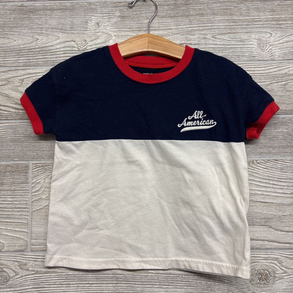 Shirt Embroidered All American 4t