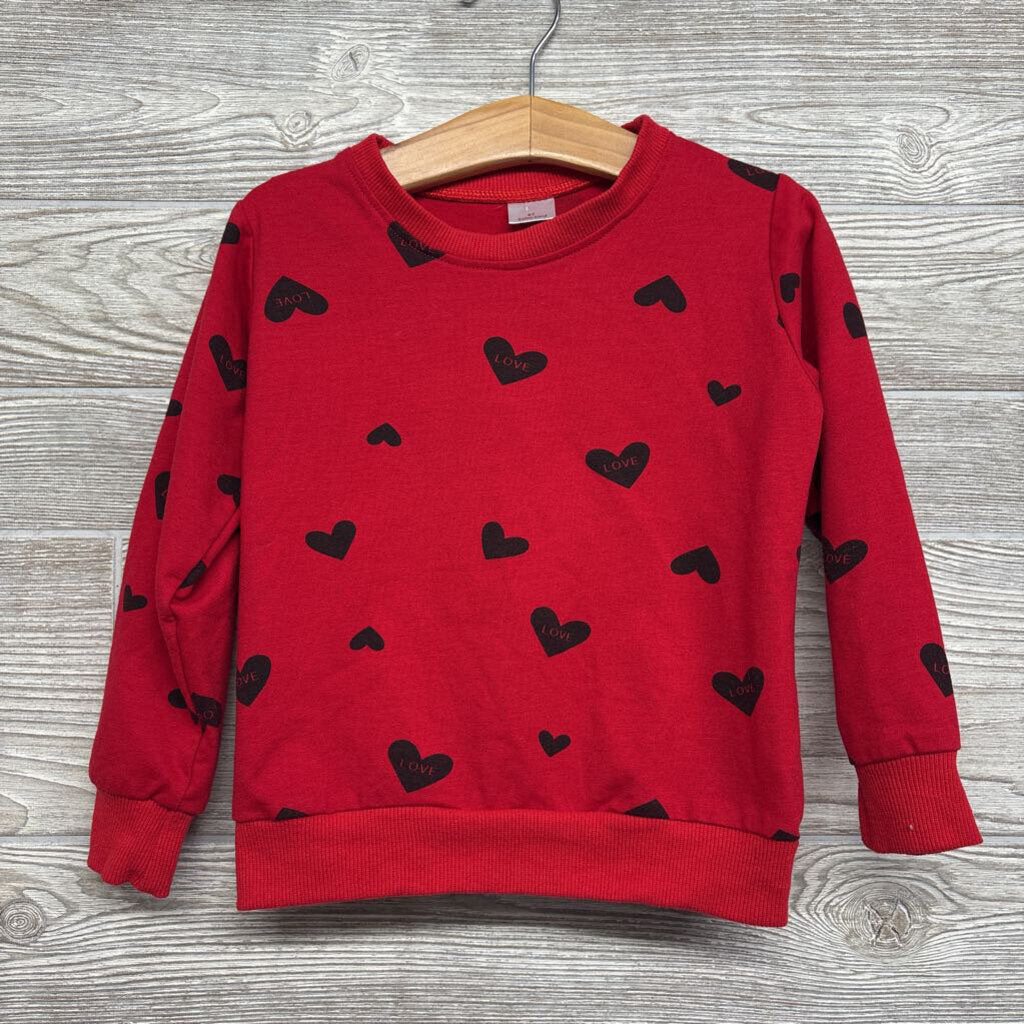 Crewneck & Skirted Leggings Hearts 6