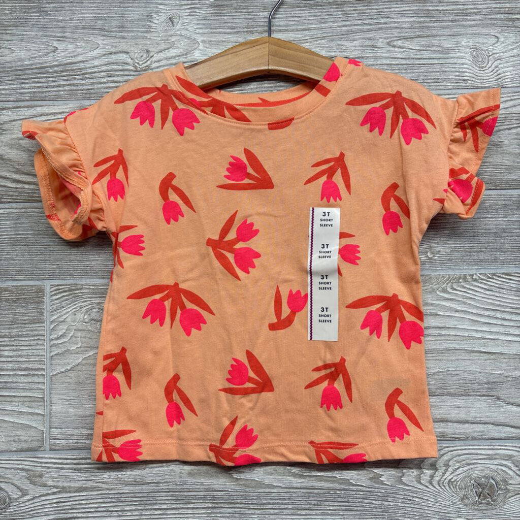 NEW Shirt Flowers 3t