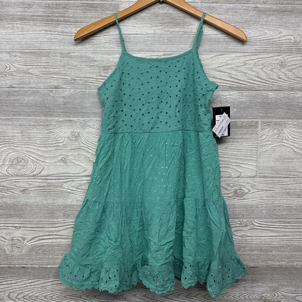 NEW Tank Eyelet Dress Lace Trim 7-8