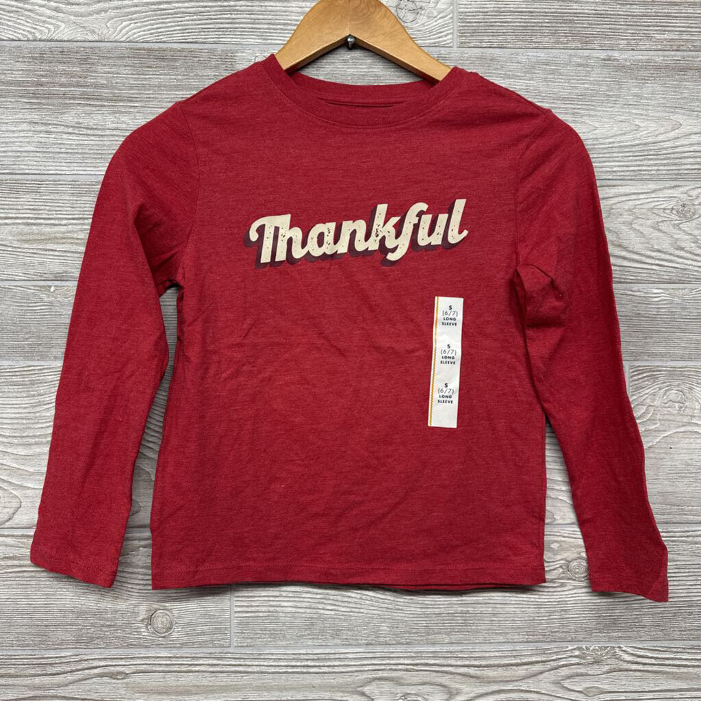 NEW LS Shirt Thankful 6-7