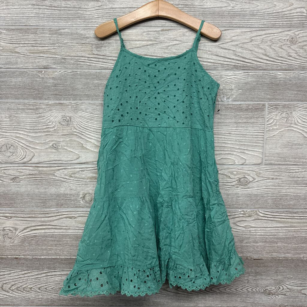 NEW Tank Eyelet Dress Lace Trim 6-6x