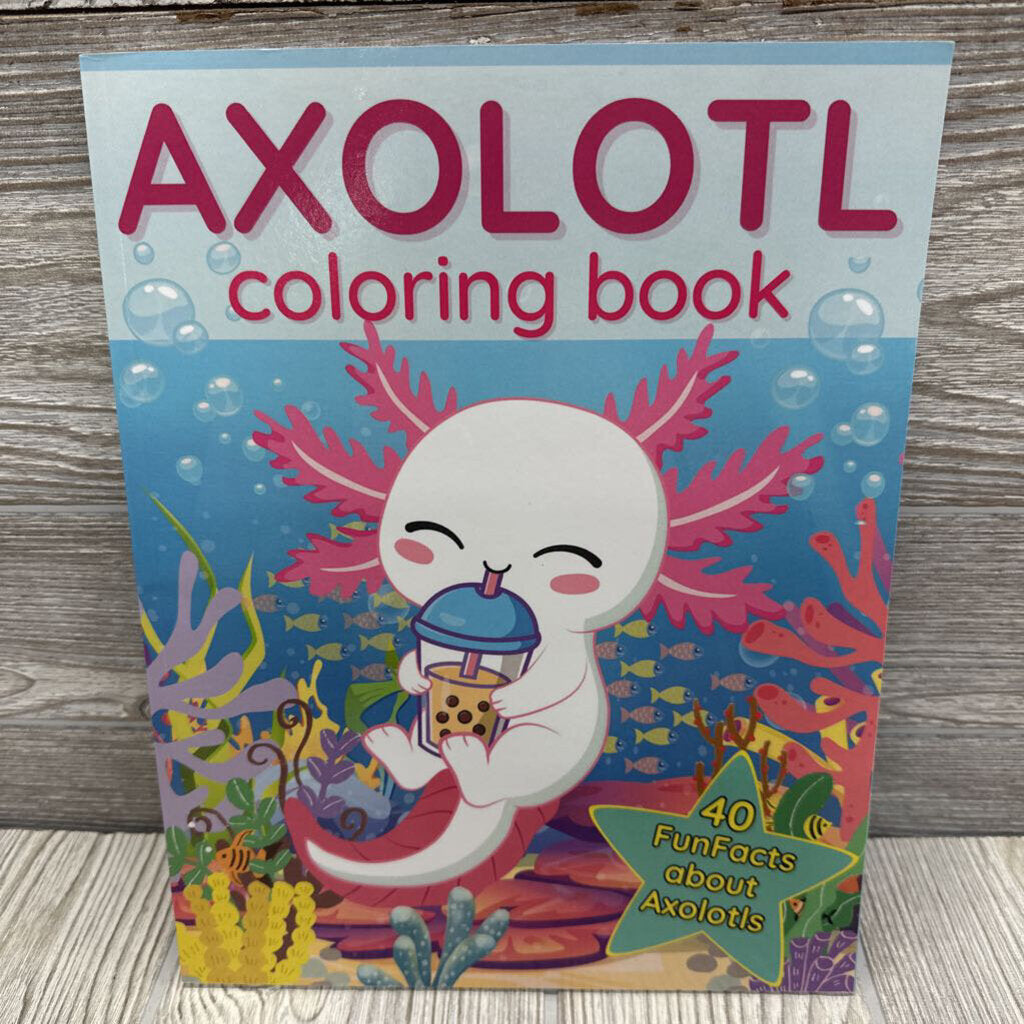 Axolotl Coloring Book
