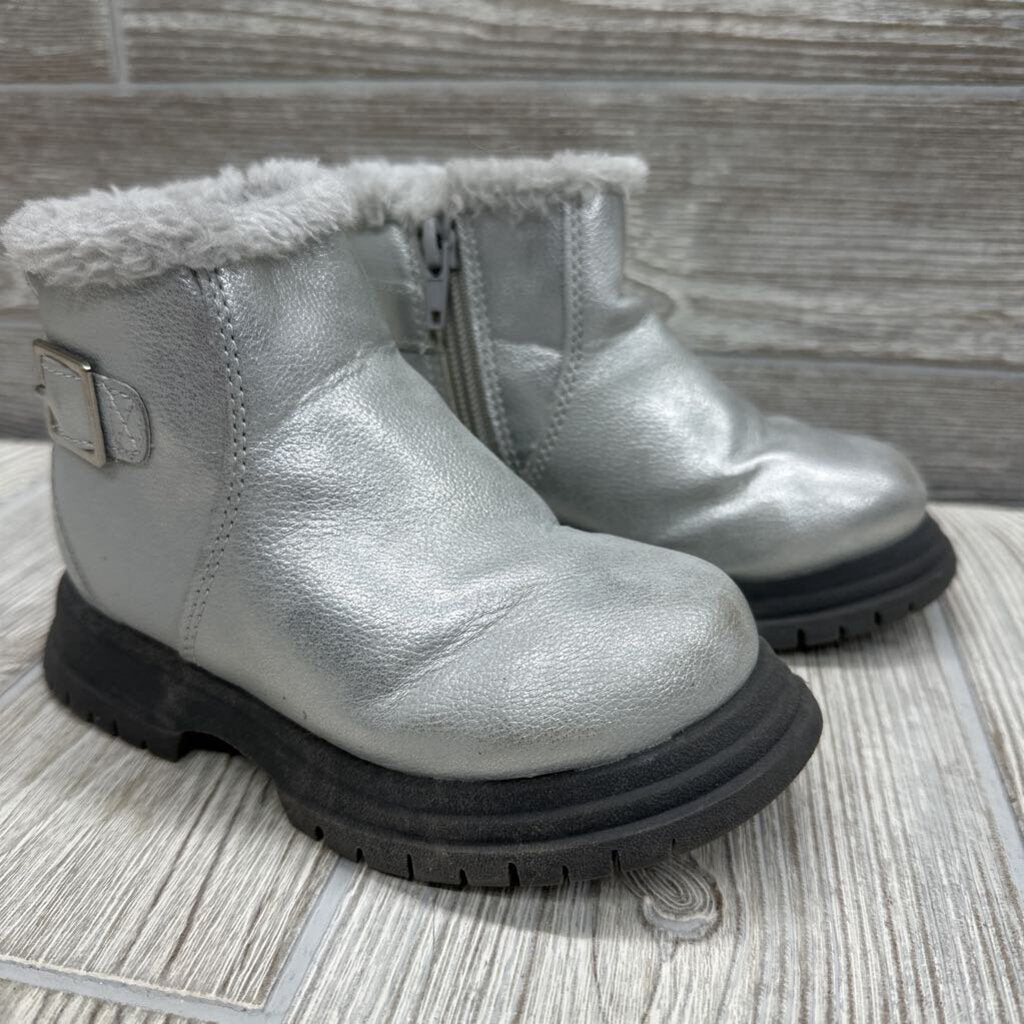 Hazel Side Buckle Ankle Boots 8c