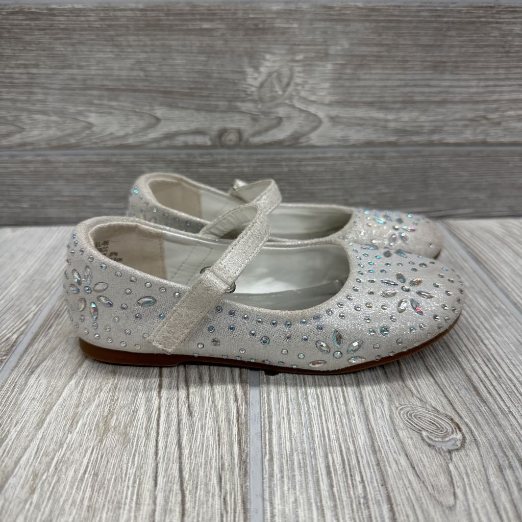 Mary Jane Flats Rhinestones 9c