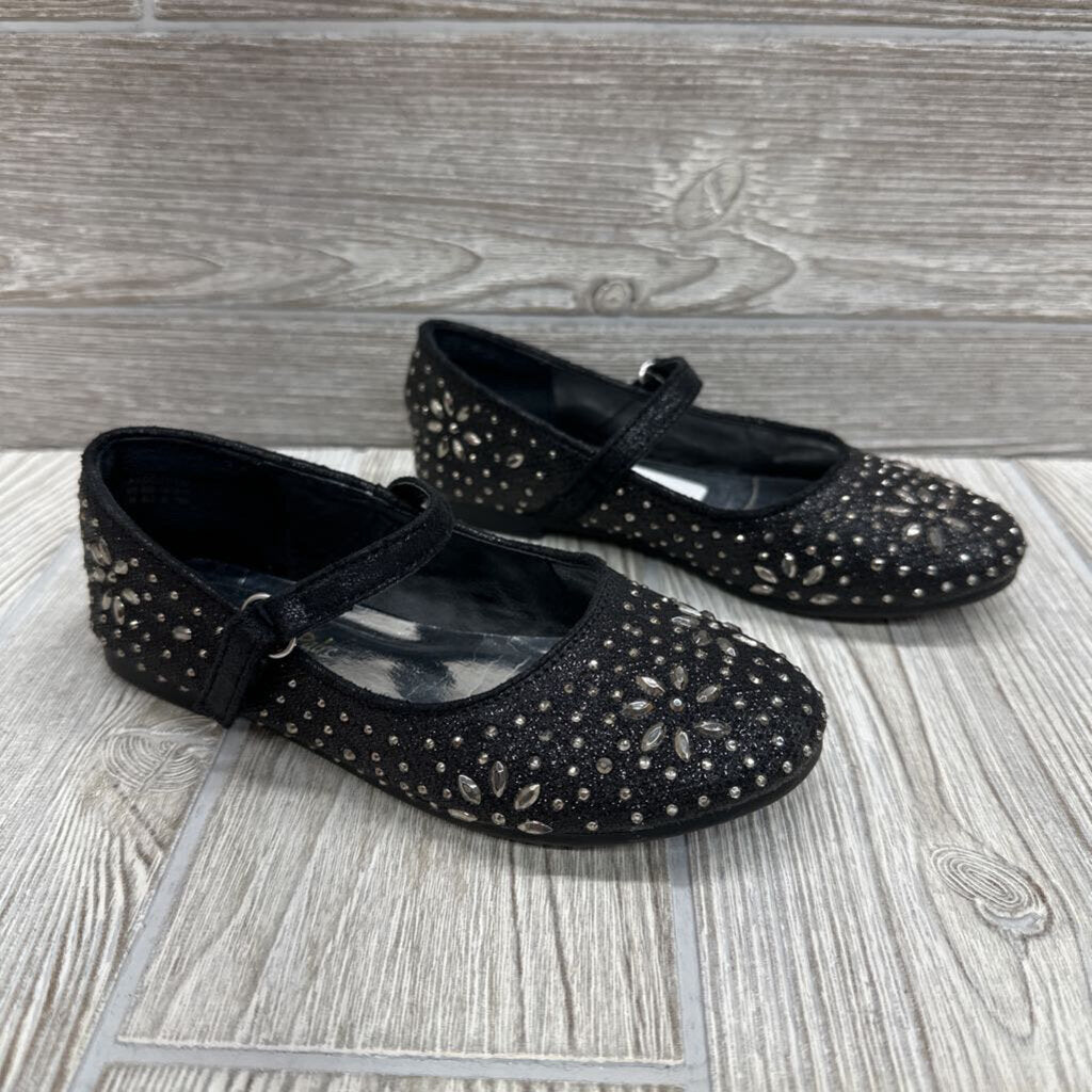Mary Jane Flats Rhinestones 9c