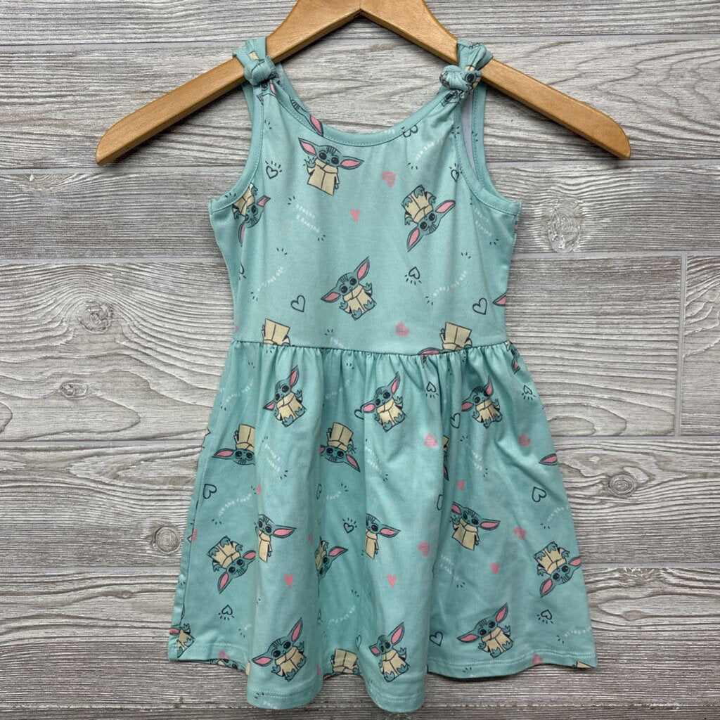 Tank Dress Grogu Hearts Galaxy's Cutest 3t