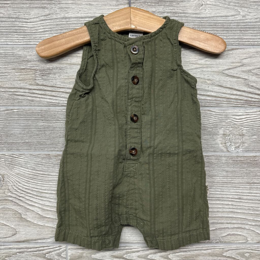 Textured Tank Shorty Romper 3m