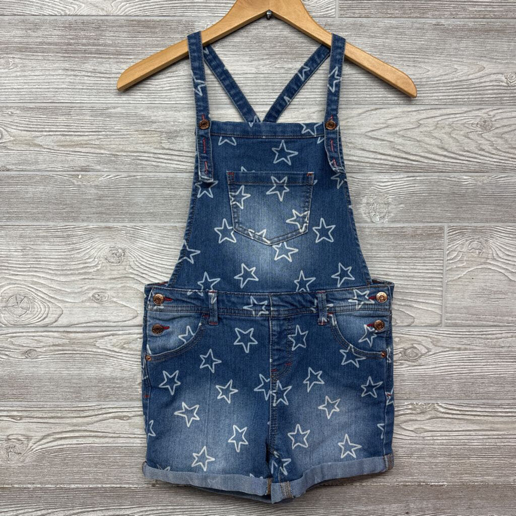 Denim Shortalls Stars 10-12