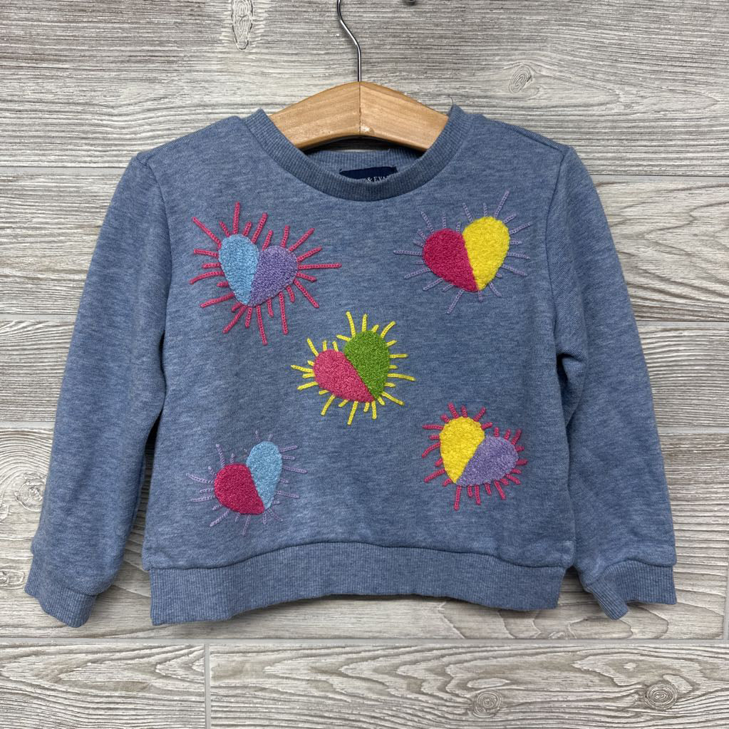 Crewneck Hearts 4t