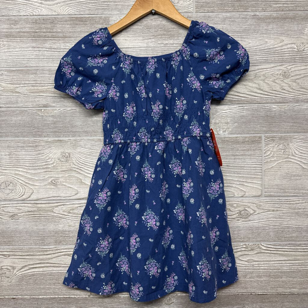 NEW Smocked Dress Flowers 6-6x