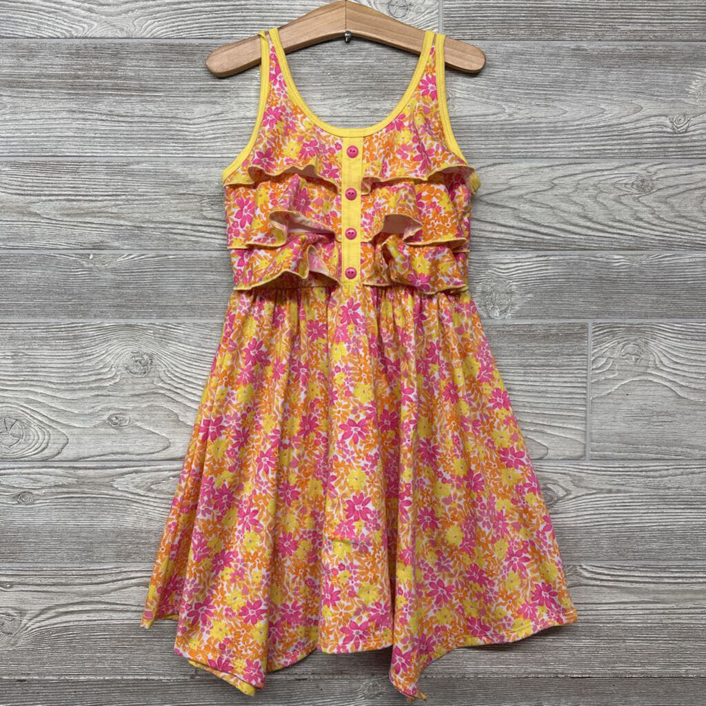 Tank Dress Flowers Ruffles 6