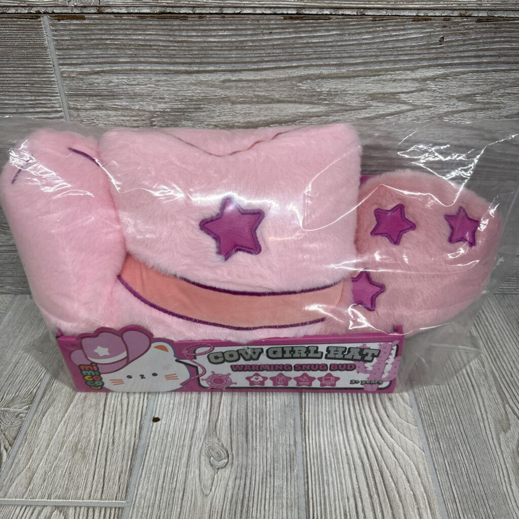 NEW Cow Girl Hat Warming Snug Bud