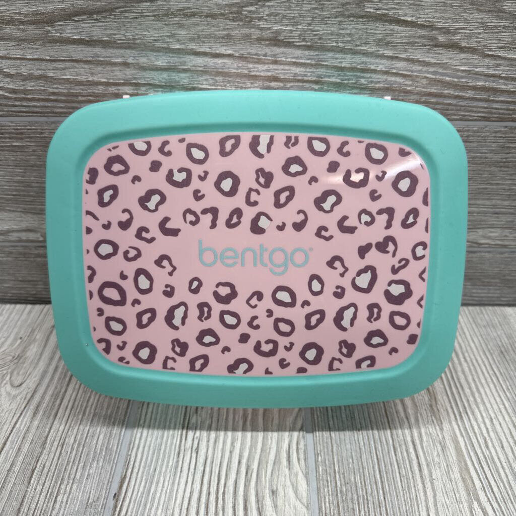 Kids 5 Compartment Leak Proof Lunch Box Animal Print