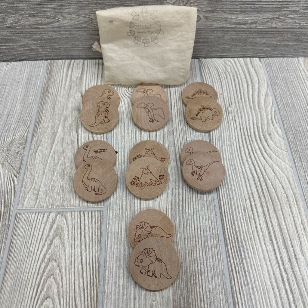 Wooden Matching Dinosaur Game