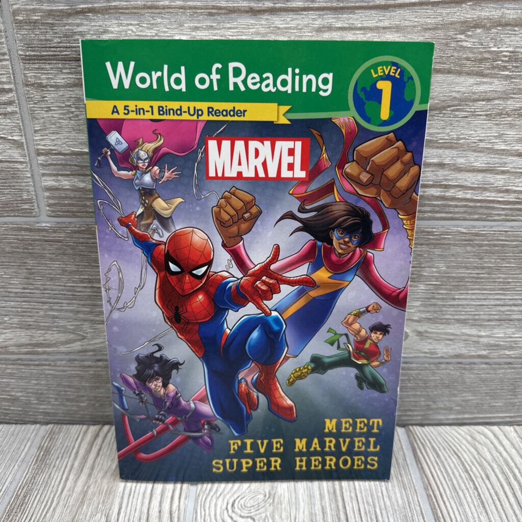 World Of Reading 5 In 1 Meet Five Marvel Super Heroes