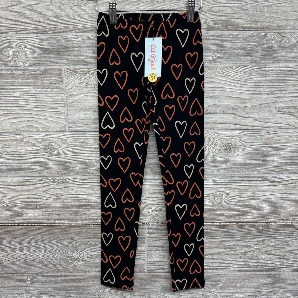 NEW Leggings Hearts 7-8