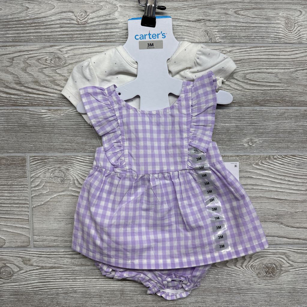 NEW Gingham Flutter Tank, Shorts & Bodysuit Dots 3M