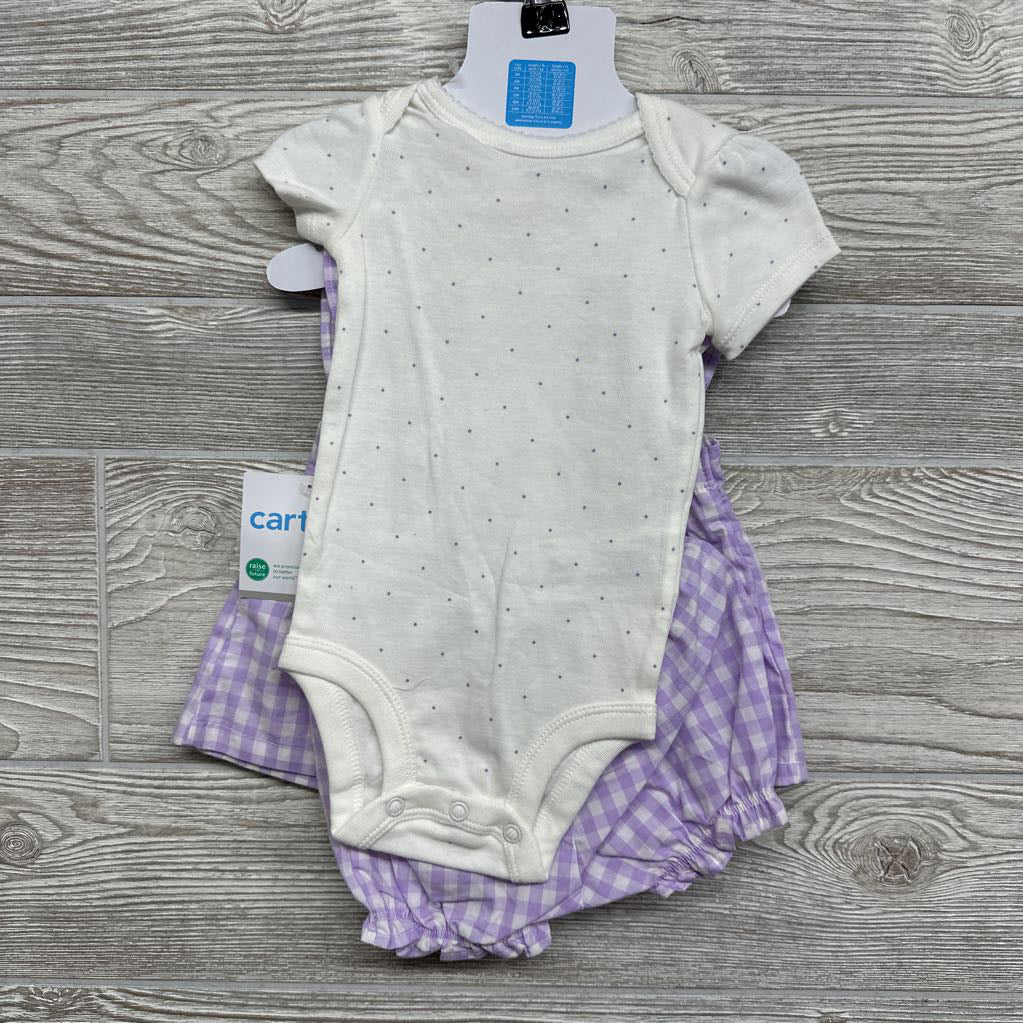 NEW Gingham Flutter Tank, Shorts & Bodysuit Dots 3M